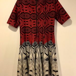 Gabby Skye Women’s Elbow Sleeve Fit and Flare